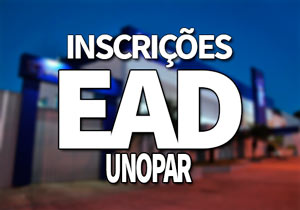 Inscrições UNOPAR EAD 2020